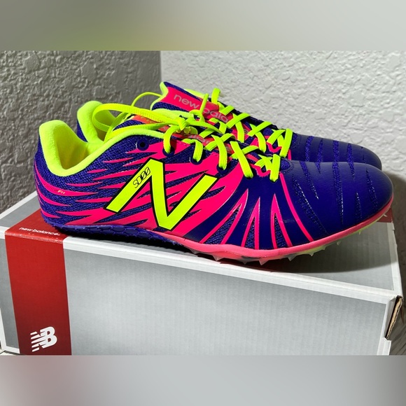 New Balance women’s SD100 spike track field‎ shoes purple pink size 9.5 WSD100PP - Picture 1 of 12
